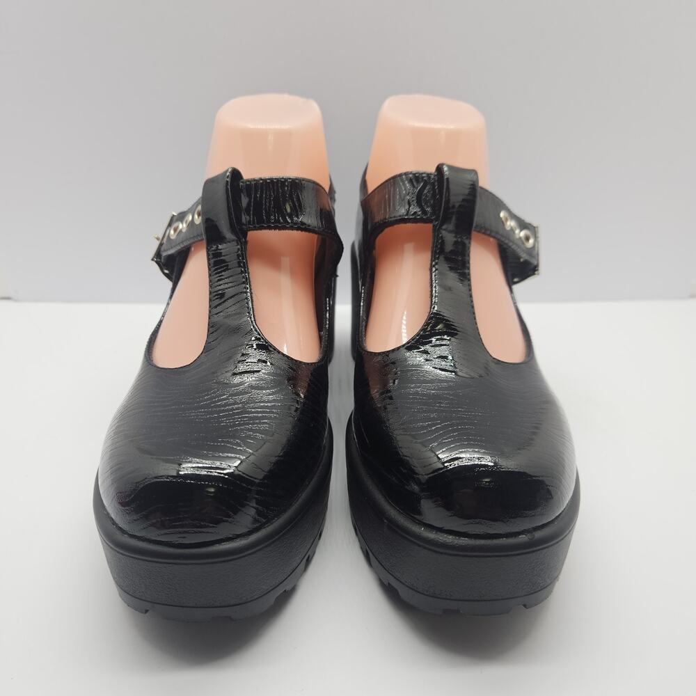 koi Black Patent Mary Jane Platform Mules - Picture 2 of 8